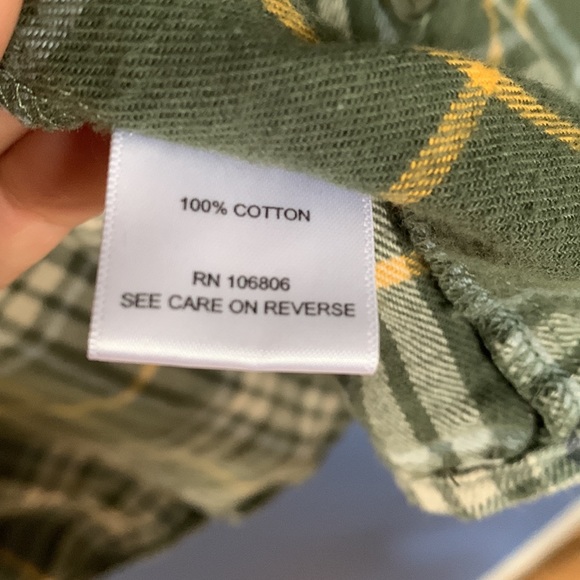 Green Plaid Long-sleeve T - Picture 4 of 13